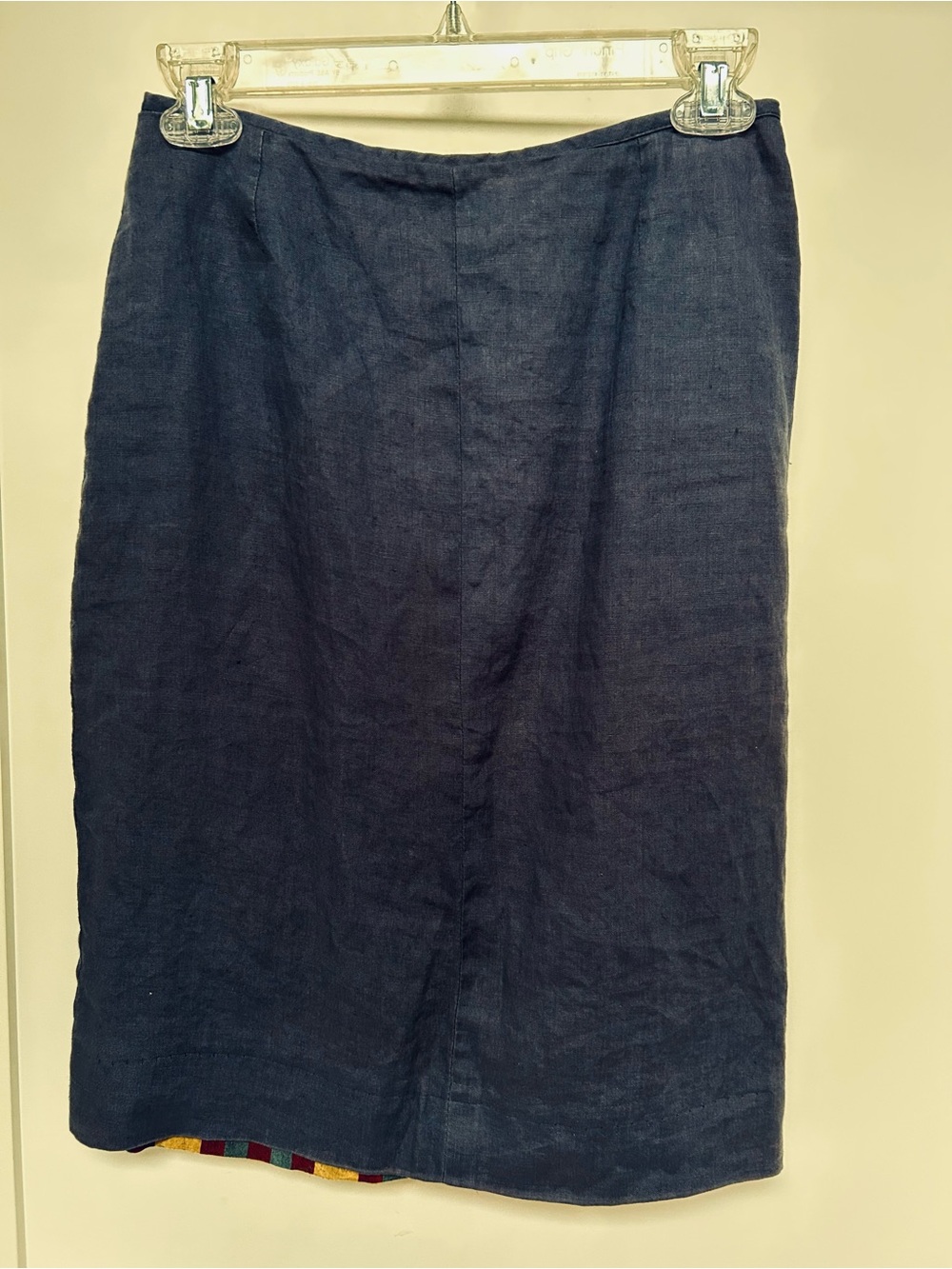 Classic Navy Pencil Skirt Jean Paul Gaoltier